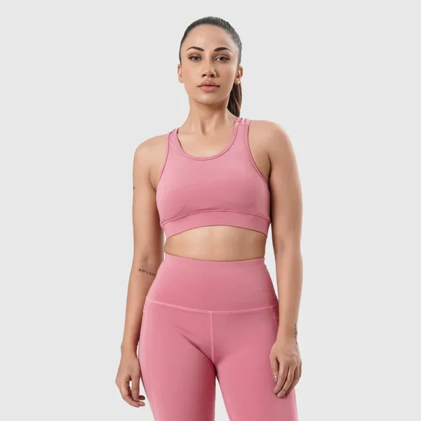 Apollo Women Sports Bra BD Lycra – Light Pink 32w905 - Image 2